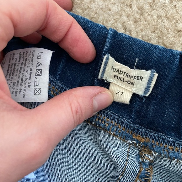 Madewell Road Tripper Pull On Pants. High Waisted. Jegging like feel - Picture 4 of 4